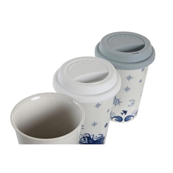 Bögre 10x10x14 cm 400 ml 3 féle