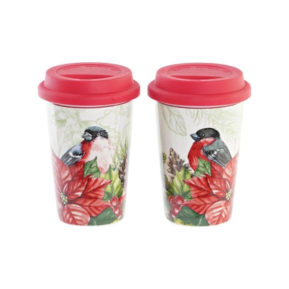 Bögre 9,5x9,5x14 cm 400 ml 2 féle