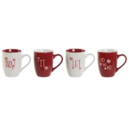 Bögre szett 12x8x10 cm 360 ml S/4