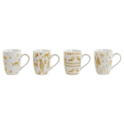 Bögre szett 8x12x10 cm 360 ml S/4