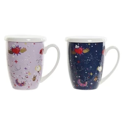 Bögre teás 12x8,3x11 cm 380 ml 2 féle