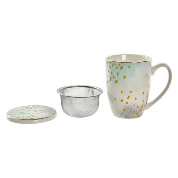 Bögre teás 12x9x11 cm 380 ml 2 féle