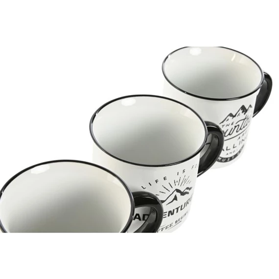 Bögre felirattal 340 ml 12,5x9x9 cm 4 féle