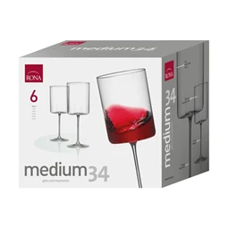 Boros pohár MEDIUM 340 ml 7,2x20 cm S/6