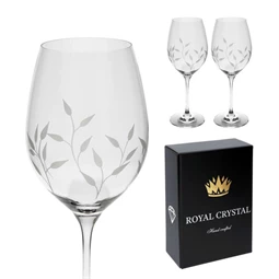 Boros pohár Swarovski kristállyal 470 ml 24x9,3 cm S/2