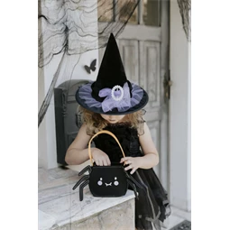 Boszorkány kalap 29 cm magas, 35 cm átmérőjű