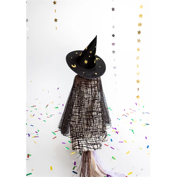 Boszorkány kalap fekete