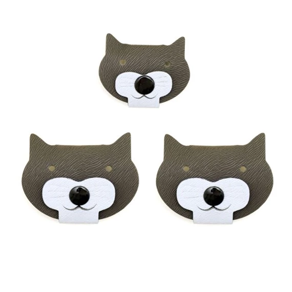 Kábelkötegelő macska 4,8x5,6 cm, 3,9x4,4 cm S/3