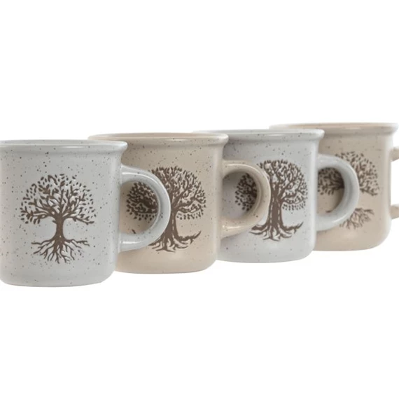 Csésze életfa mintás 120 ml 9x7x6,5 cm 4 féle