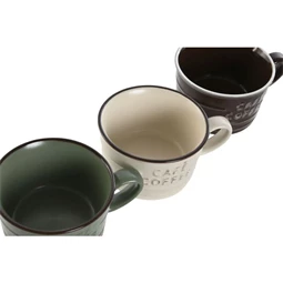 Csésze felirattal 11,5x8,5x5 cm 3 féle