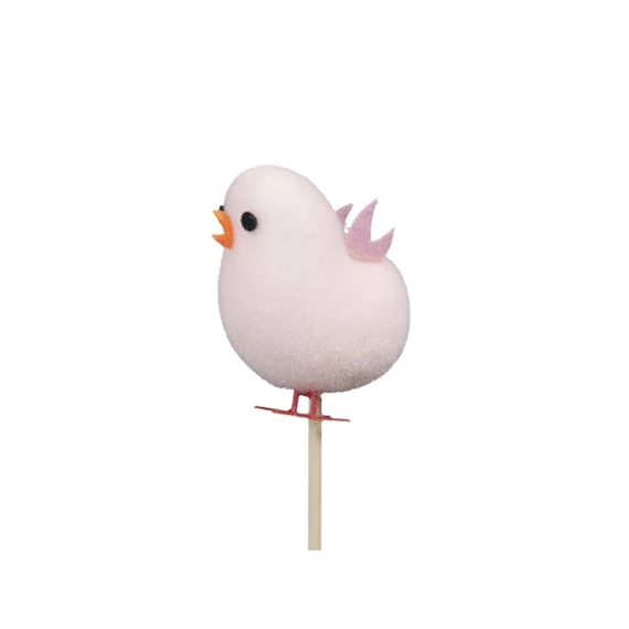 Csibe flokkolt, betűzős 3,5x4,5 cm S/18