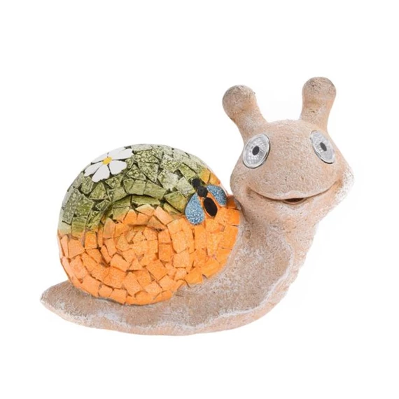 Csiga LED-es szolár 31x15x25,5 cm