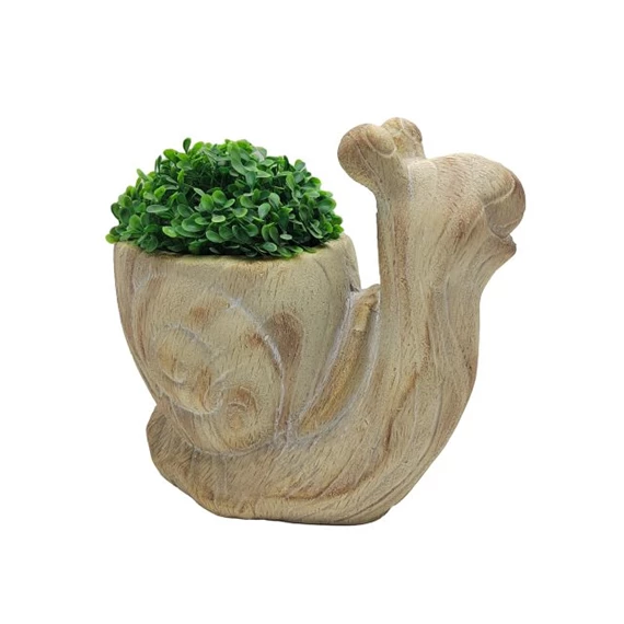 Kaspó ültethető, csiga 29,5x17x26 cm