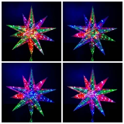 Csillag irizáló, LED-es 40 cm
