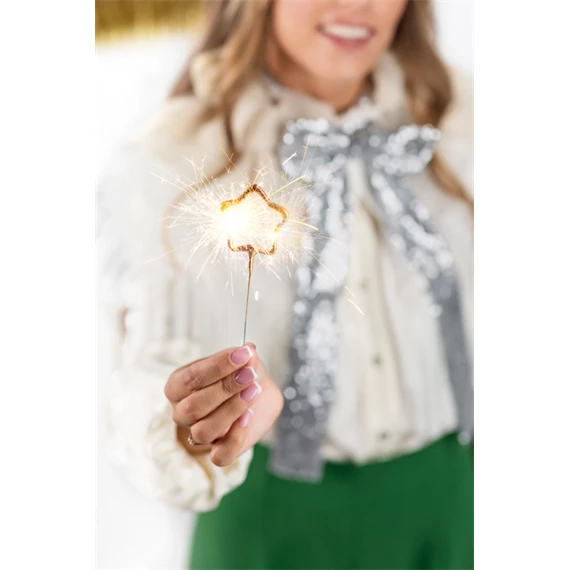 Csillagszóró csillag alakú arany 16,5 cm S/2