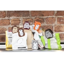 Tasakzáró csipesz, erdei állatos 9,5x3,2x22,5 cm S/6