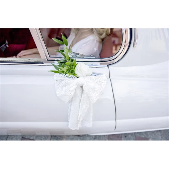 Csipke törtfehér 0,15 x 9 m