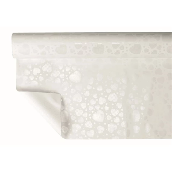 Csomagoló fólia szív mintával 1x25 m