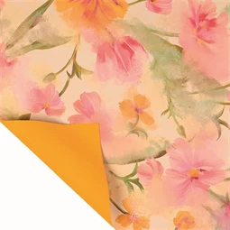 Csomagoló fólia virág mintával 0,8x20 m