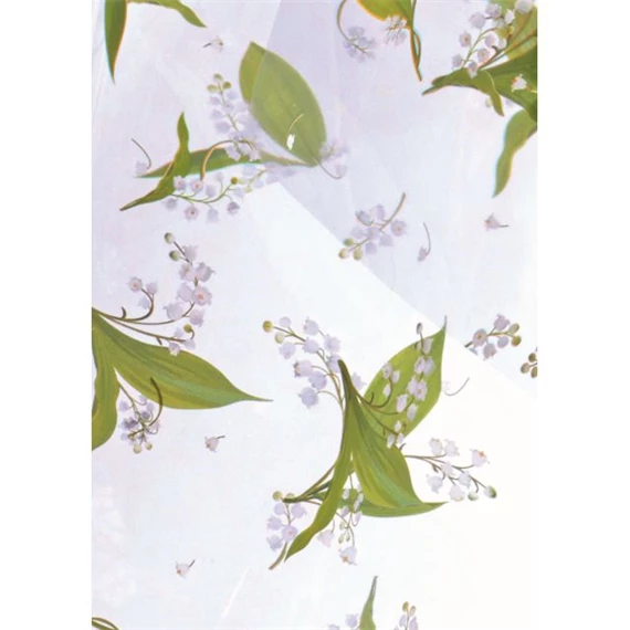 Csomagoló fólia virág mintával 1x50 m