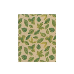 Csomagolópapír levél mintás 0,7x1 m S/25