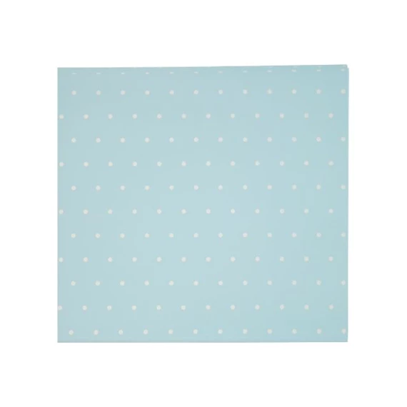 Csomagolópapír pöttyös, vízálló fólia 58x58 cm S/20