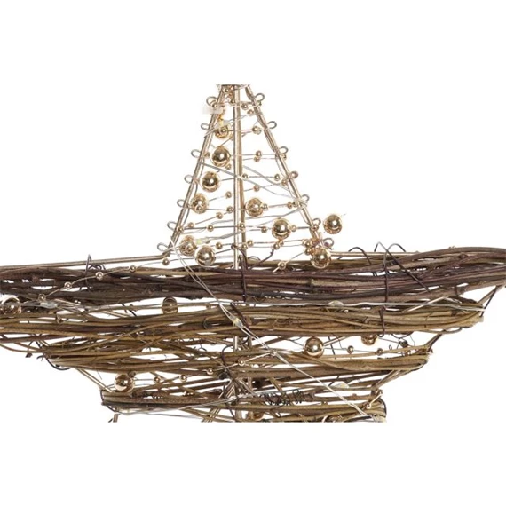 Csúcsdísz LED-es csillag 20x5x25 cm