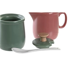 Cukor-, tejtartó szett 11x7,5x8 cm S/2