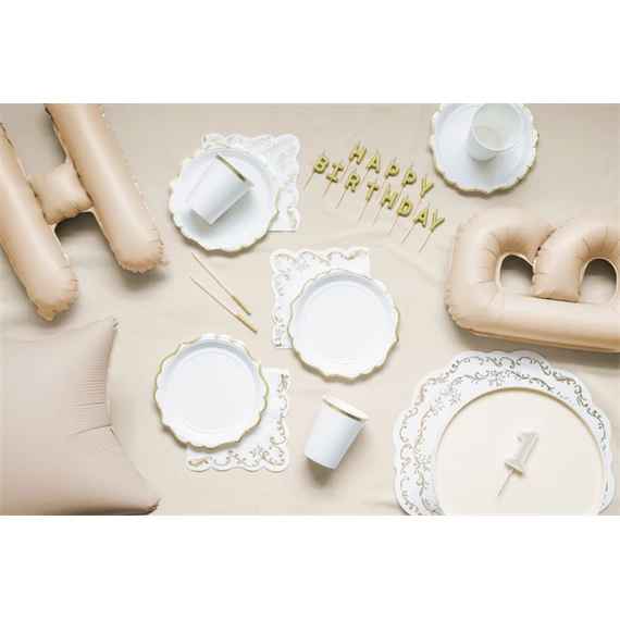 Cukorkatartó 24-14,5 cm bézs