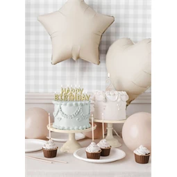 Cukorkatartó 24-14,5 cm bézs