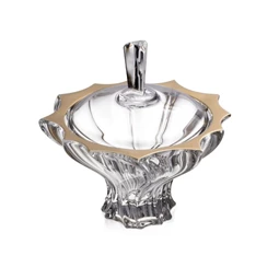 Cukortartó PLANTICA arany szegéllyel 15 cm