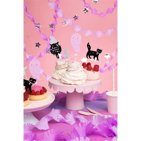 Cupcake dísz halloween, 14 cm, mix S/6