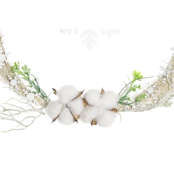 Dekoráció LED-es, akasztós csillag 30x2x30 cm 2 féle