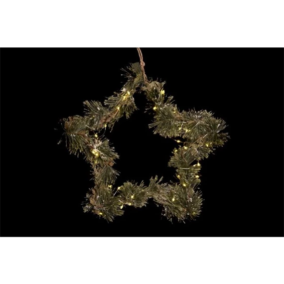 Dekoráció LED-es csillag, akasztós 60x5x42 cm