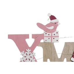 Dekoráció "Xmas" felirat LED-es  26x5x13 cm 2 féle