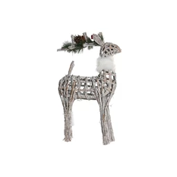 Dekoráció LED-es rénszarvas 33x14x60 cm