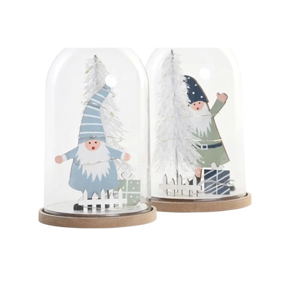 Dekoráció LED-es 11x11x18 cm 2 féle