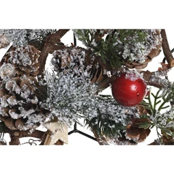 Dekoráció akasztós csillag 24x24x7 cm