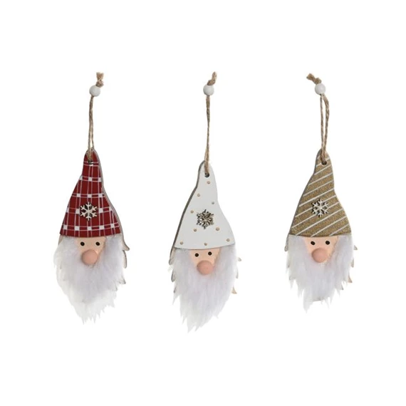 Dekoráció akasztós 18x12x32 cm 3 féle