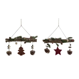 Dekoráció akasztós 47x6x39 cm 2 féle