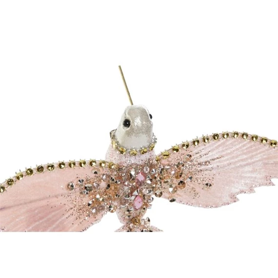 Dekoráció akasztós madár 17x17x5 cm 4 féle