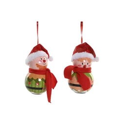 Dekoráció akasztós manó LED-es 8x8x14,5 cm 2 féle