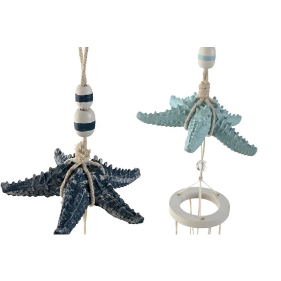 Dekoráció akasztós tengeri csillag 13x13x57 cm 2 féle