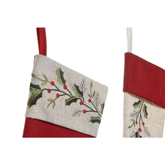 Dekoráció akasztós zokni 25x2x50 cm 2 féle