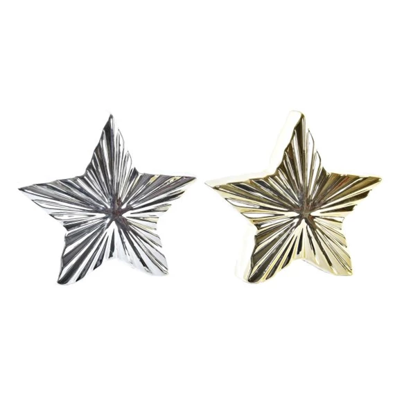 Dekoráció csillag 19x5x17 cm 2 féle