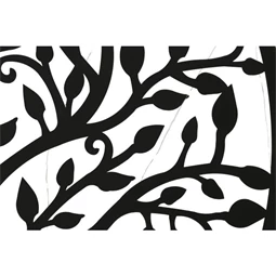 Dekoráció falra LED-es fa 99x2x99 cm