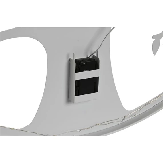 Dekoráció falra, LED-es fa minta 99x2x99 cm