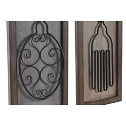 Dekoráció falra, evőeszköz 24x4x99 cm 2 féle