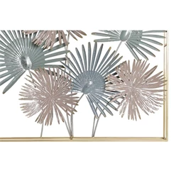 Dekoráció falra, leveles 90x7x90 cm