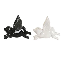 Dekoráció falra, malac 15x7x13 cm 2 féle